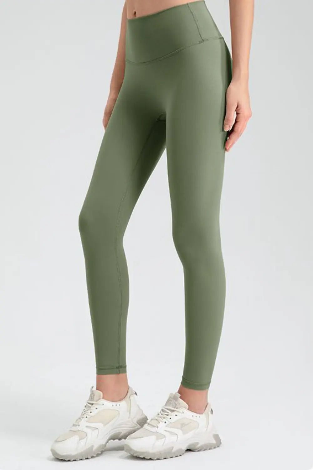 Wide Waistband Sport Leggings - MAD RUFFI