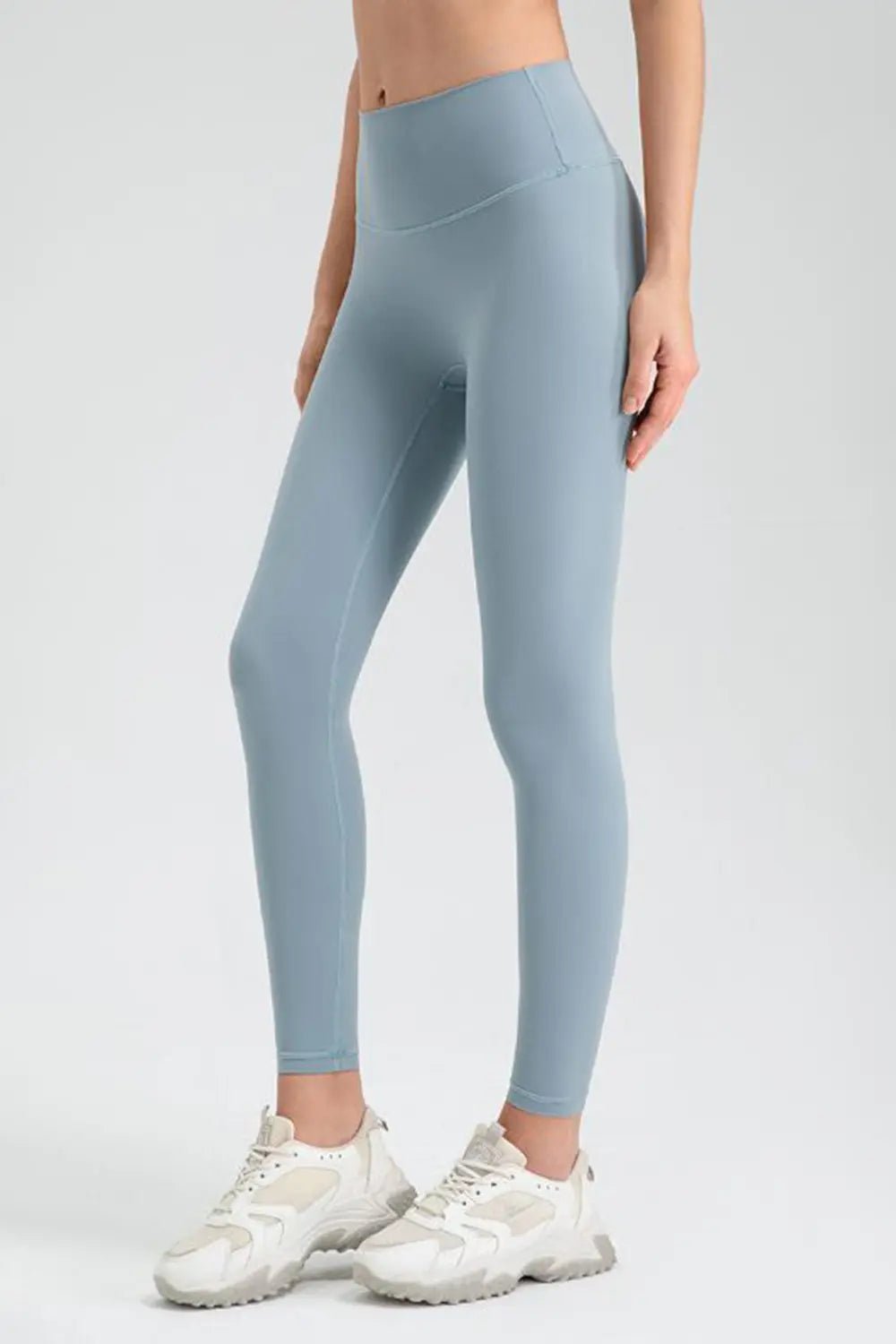 Wide Waistband Sport Leggings - MAD RUFFI
