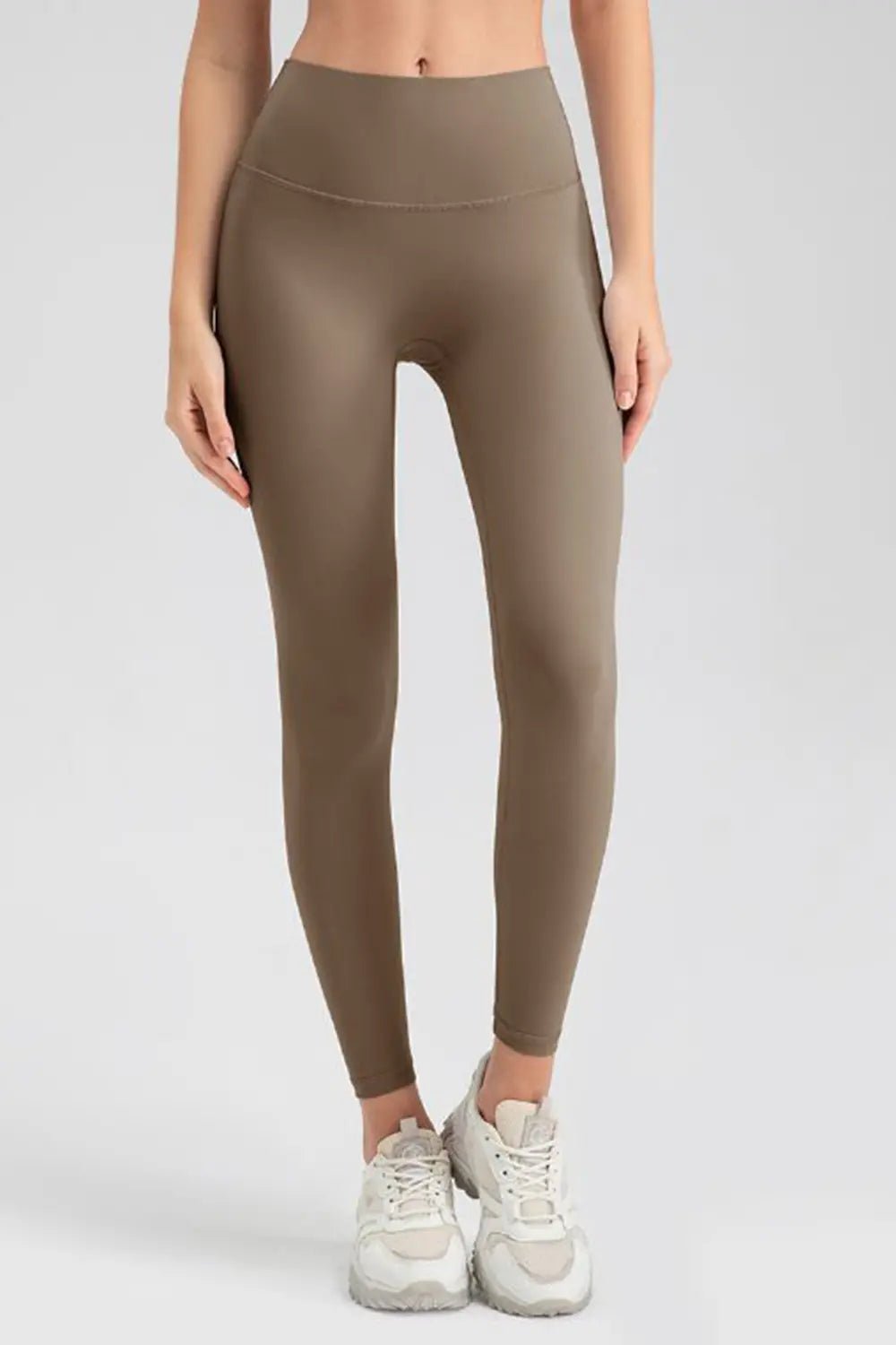 Wide Waistband Sport Leggings - MAD RUFFI