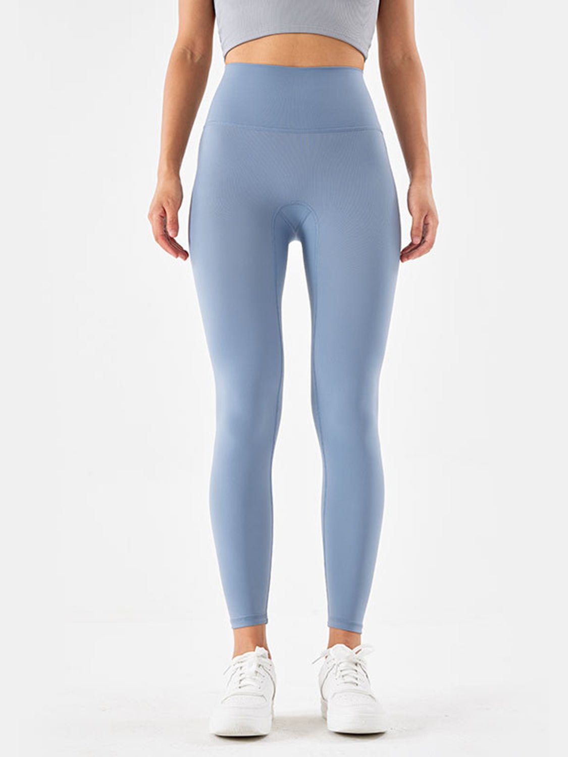 Wide Waistband Sports Leggings - MAD RUFFI