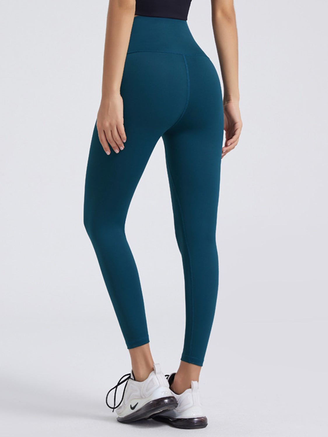 Wide Waistband Sports Leggings - MAD RUFFI