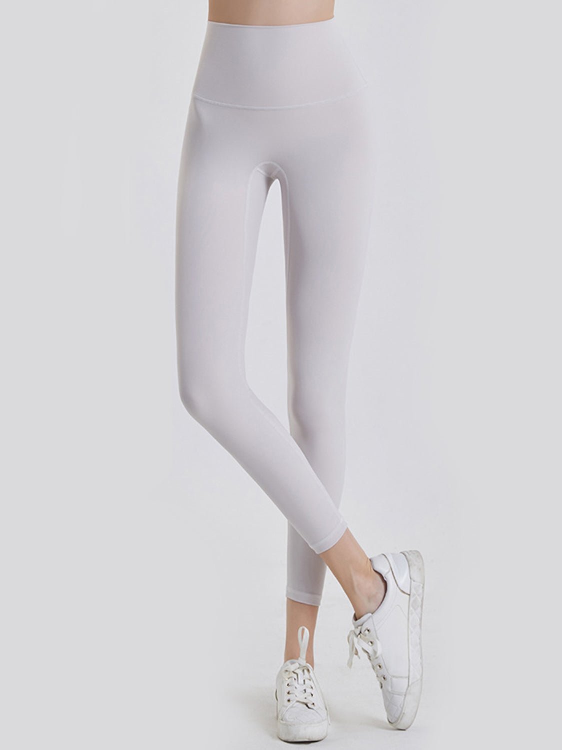 Wide Waistband Sports Leggings - MAD RUFFI