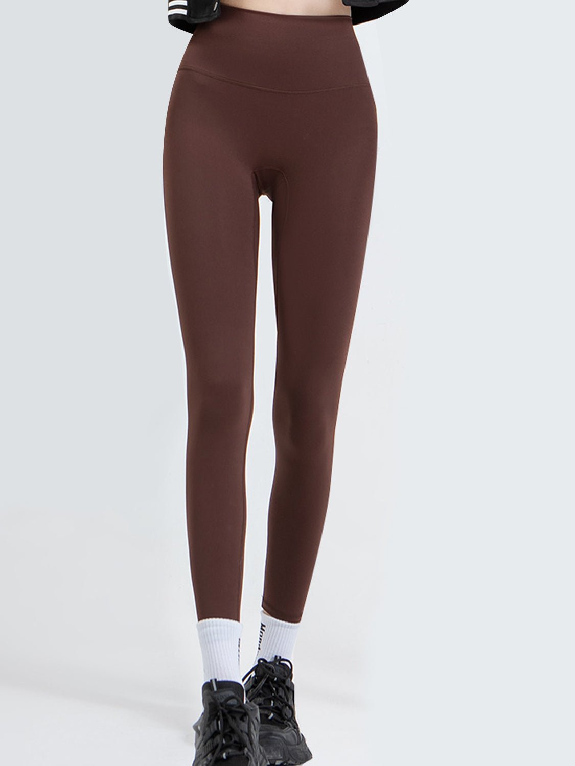 Wide Waistband Sports Leggings - MAD RUFFI