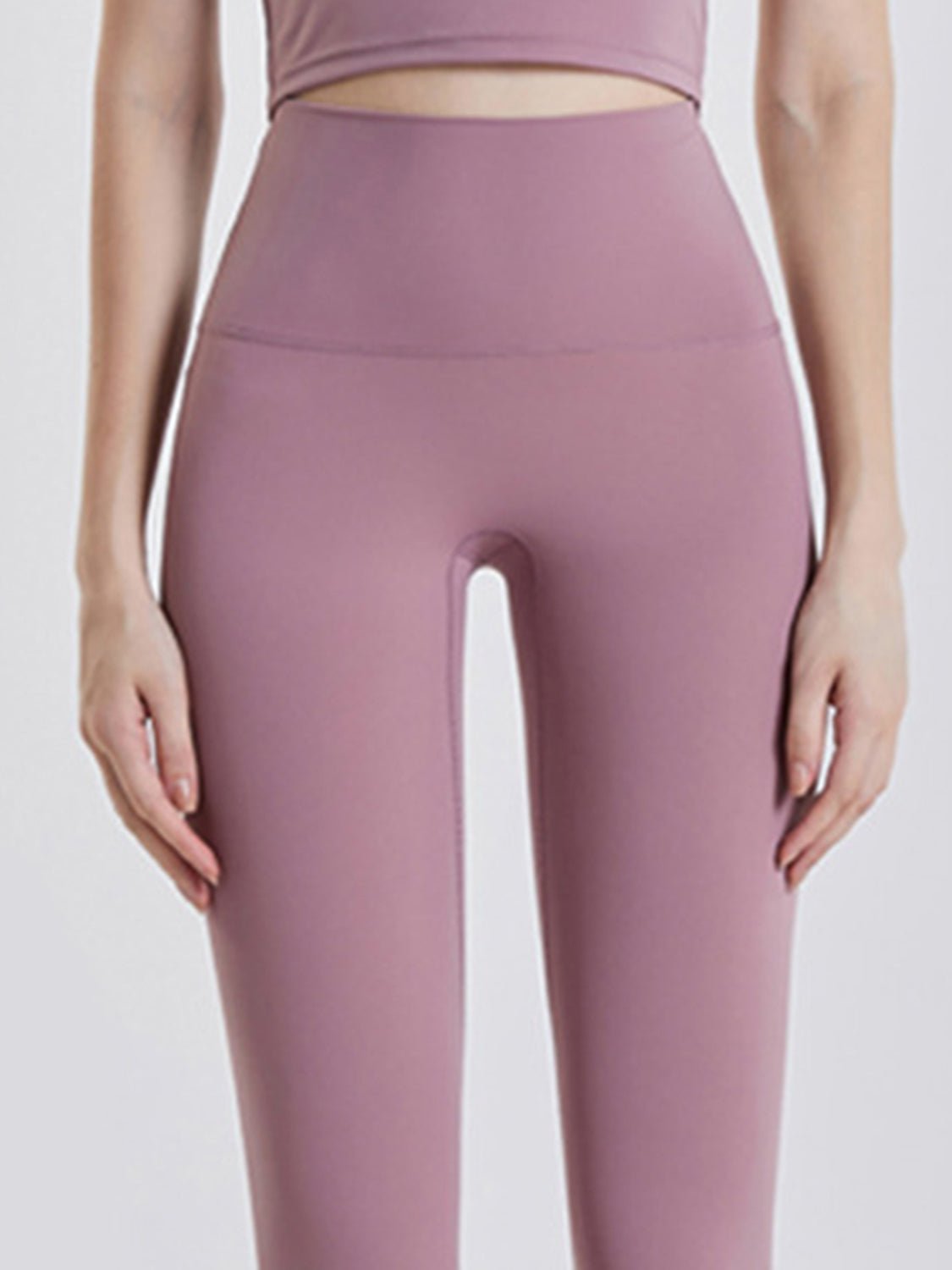 Wide Waistband Sports Leggings - MAD RUFFI