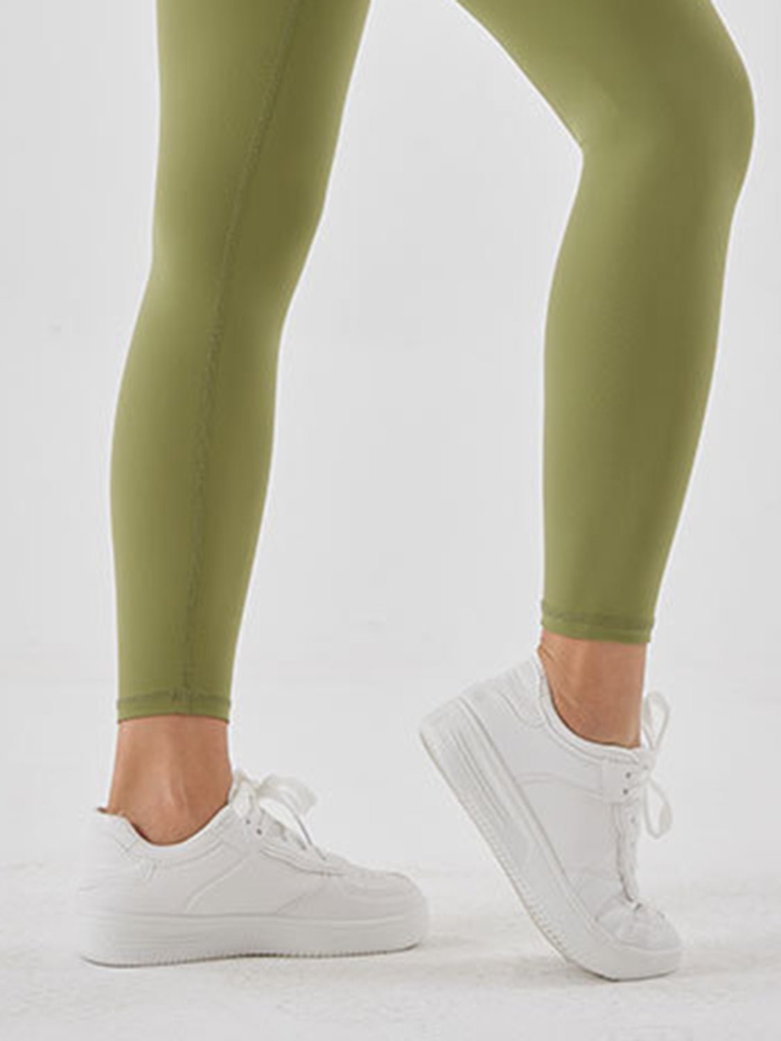 Wide Waistband Sports Leggings - MAD RUFFI