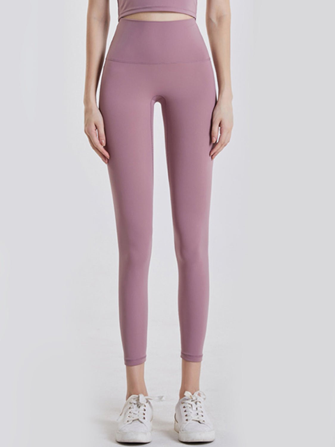 Wide Waistband Sports Leggings - MAD RUFFI
