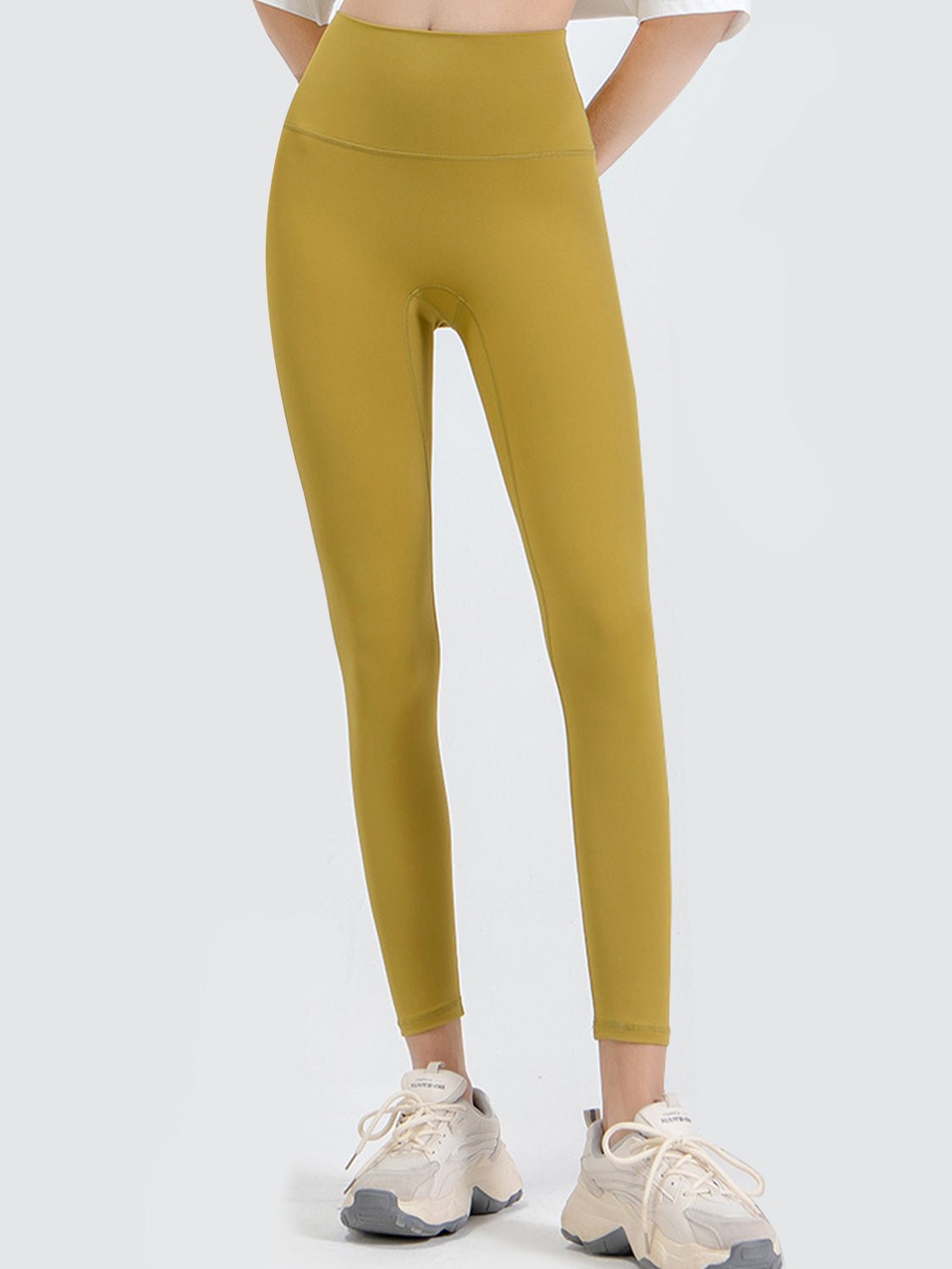 Wide Waistband Sports Leggings - MAD RUFFI