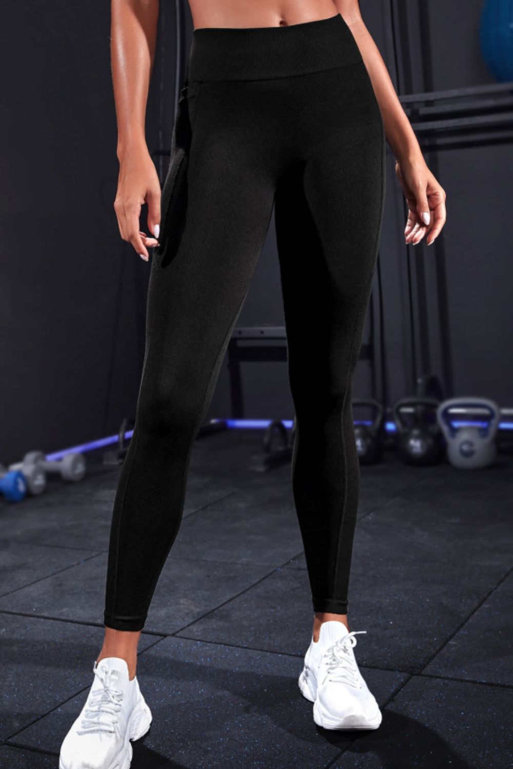 Wide Waistband Sports Leggings - MAD RUFFI