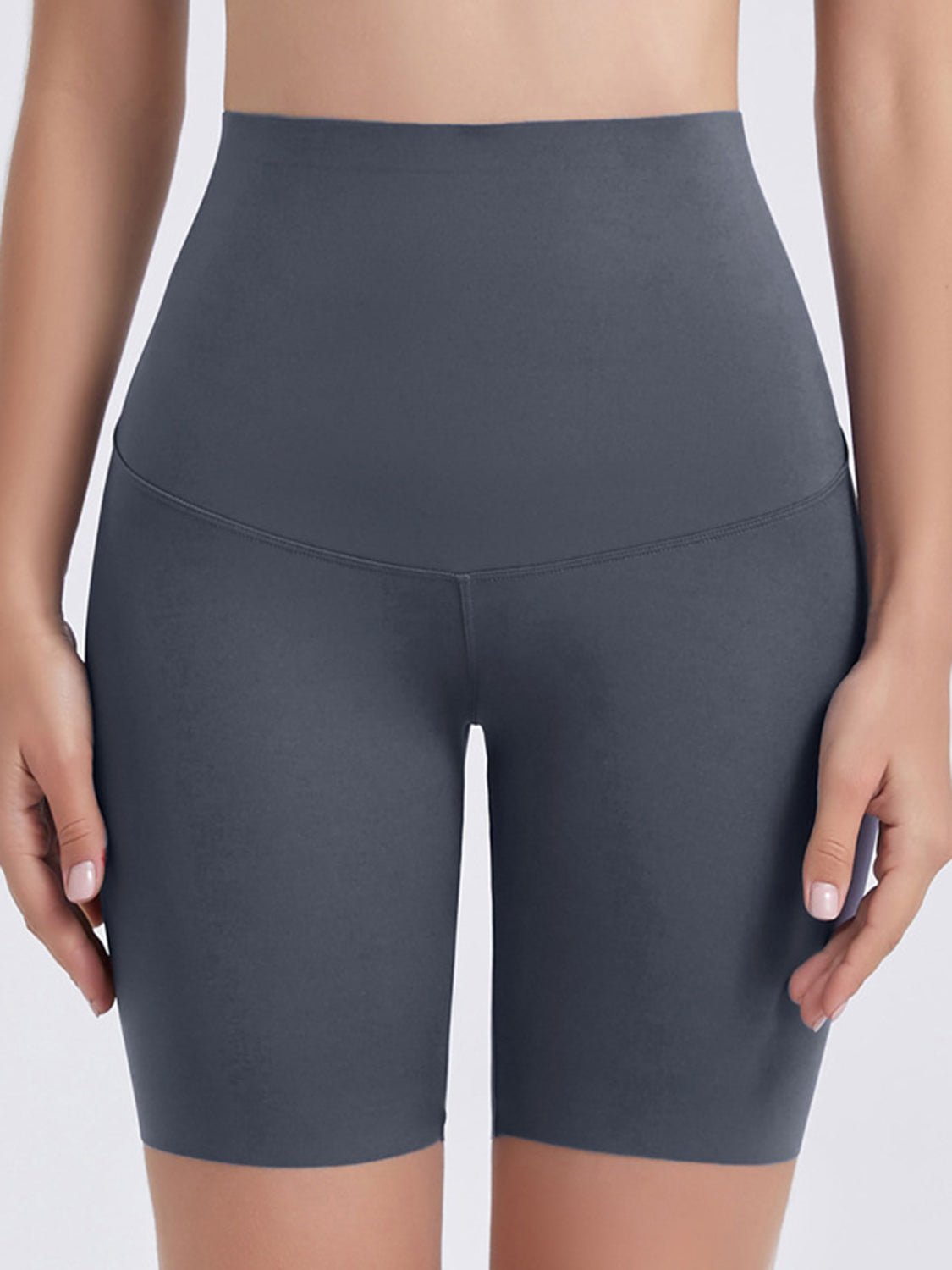 Wide Waistband Sports Shorts - MAD RUFFI