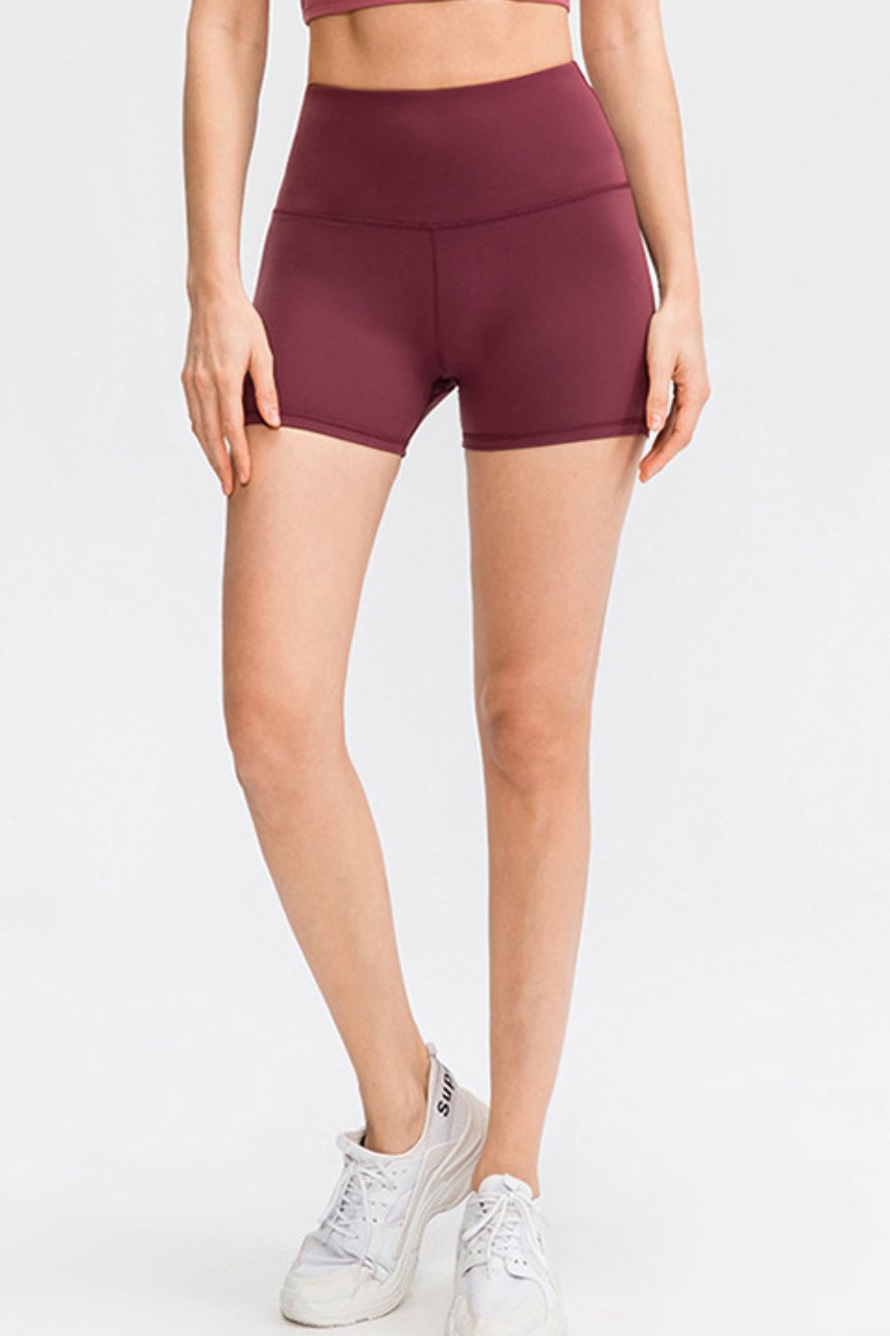 Wide Waistband Sports Shorts - MAD RUFFI