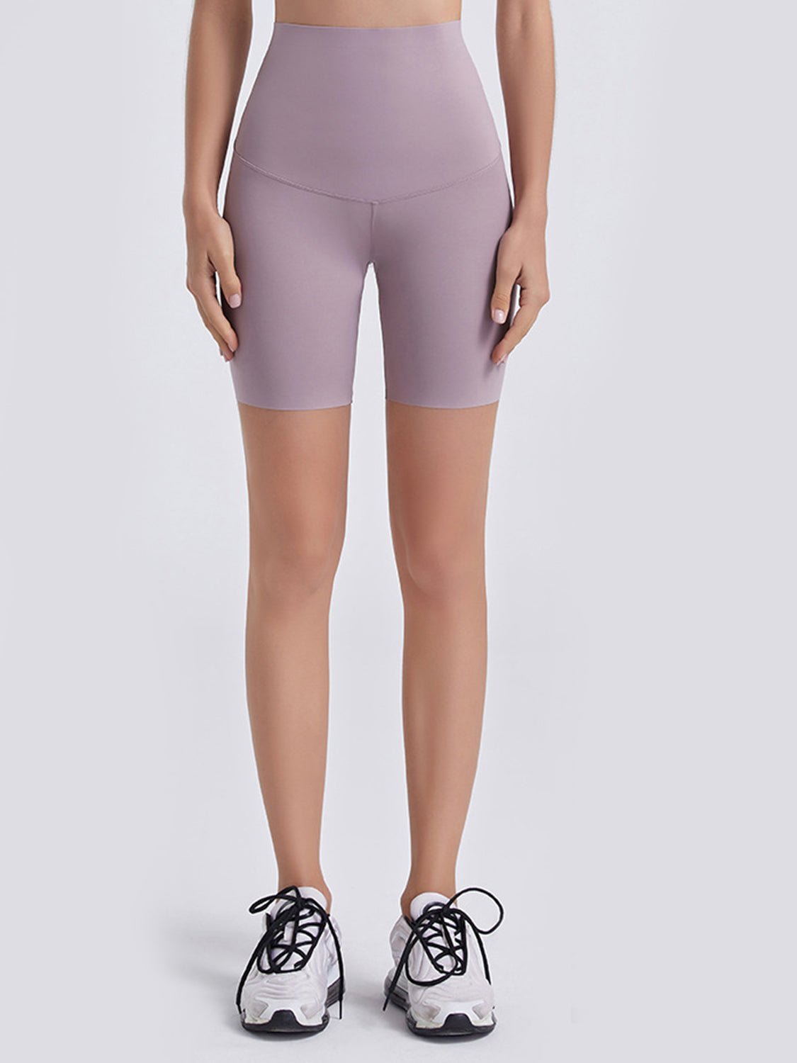 Wide Waistband Sports Shorts - MAD RUFFI