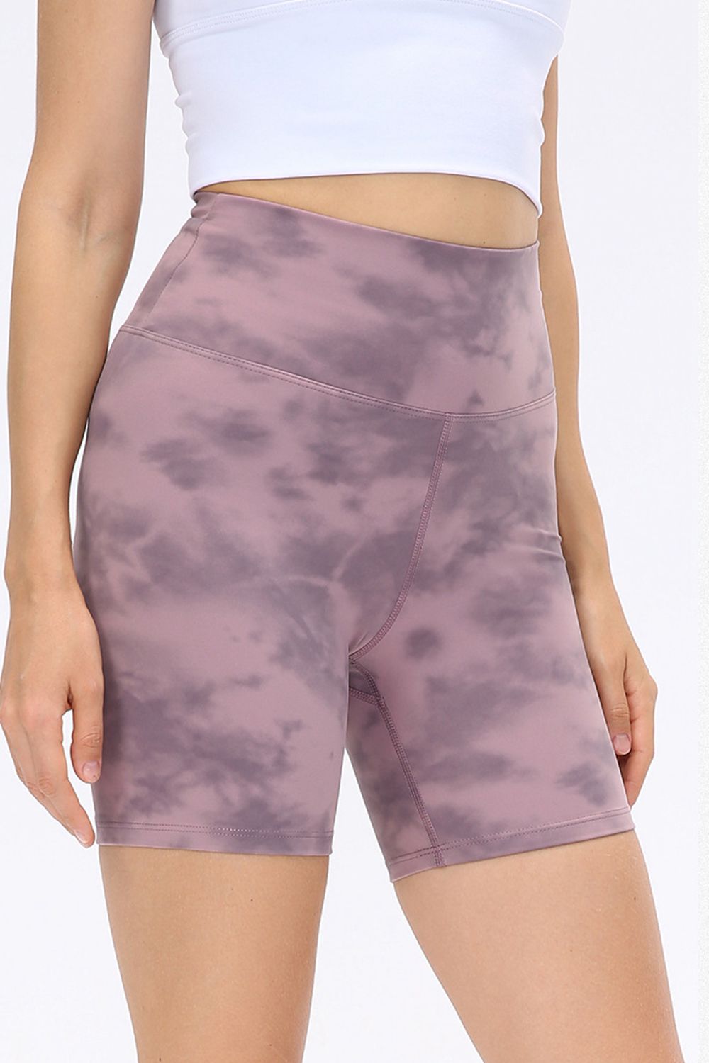 Wide Waistband Sports Shorts - MAD RUFFI