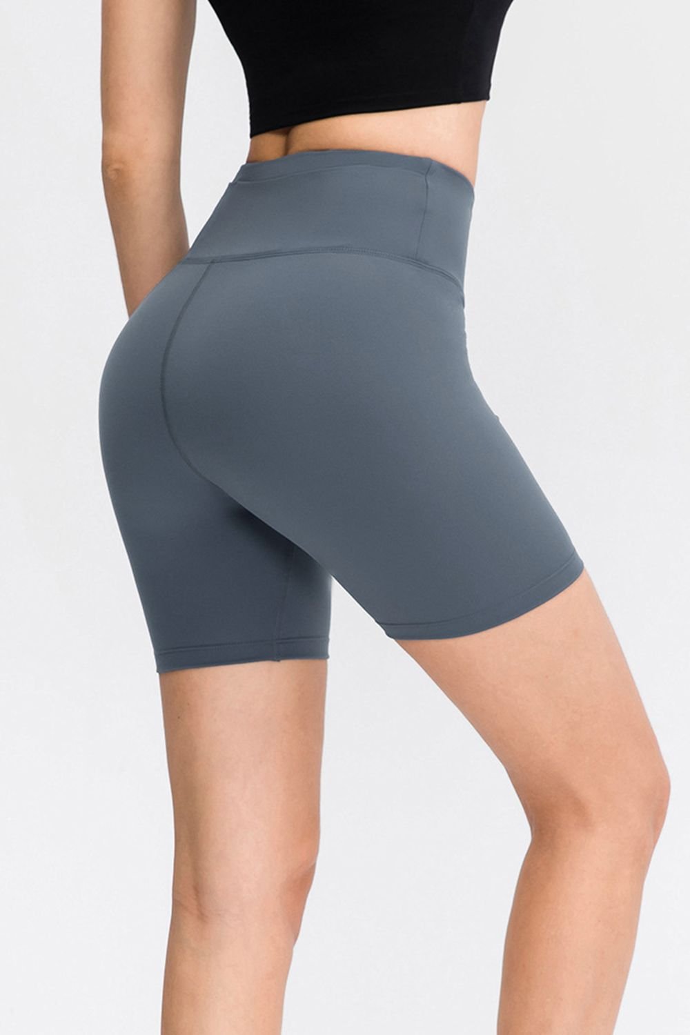 Wide Waistband Sports Shorts - MAD RUFFI