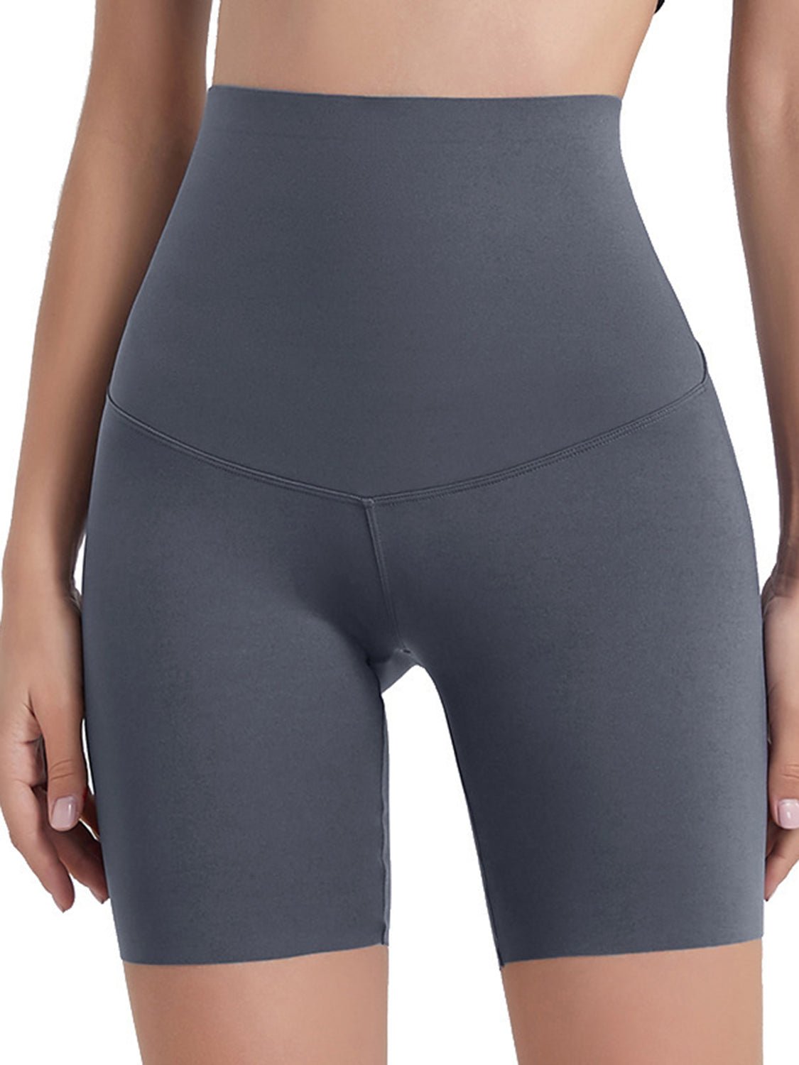 Wide Waistband Sports Shorts - MAD RUFFI