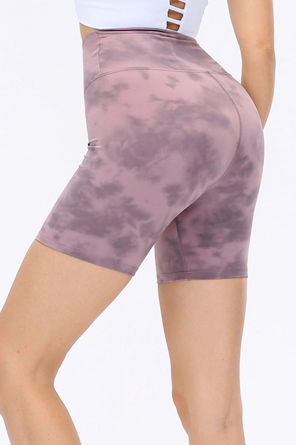 Wide Waistband Sports Shorts - MAD RUFFI
