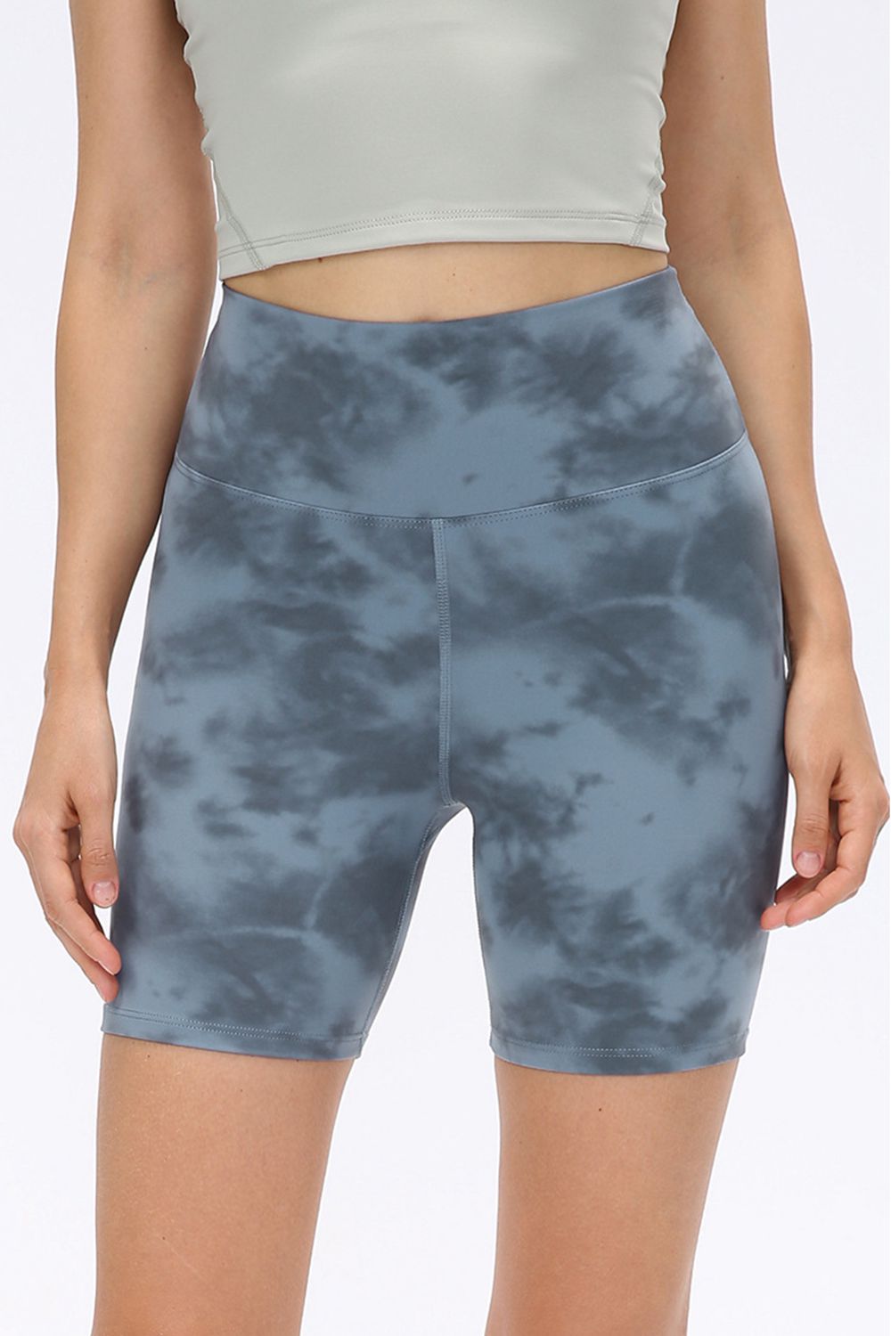 Wide Waistband Sports Shorts - MAD RUFFI