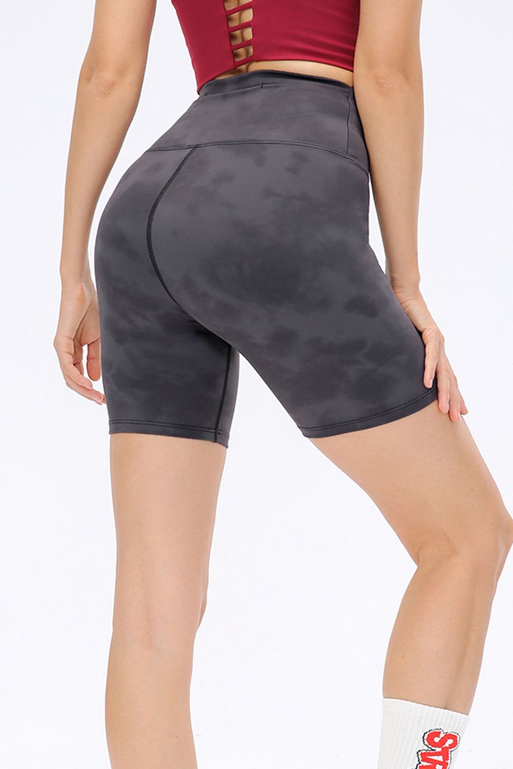 Wide Waistband Sports Shorts - MAD RUFFI