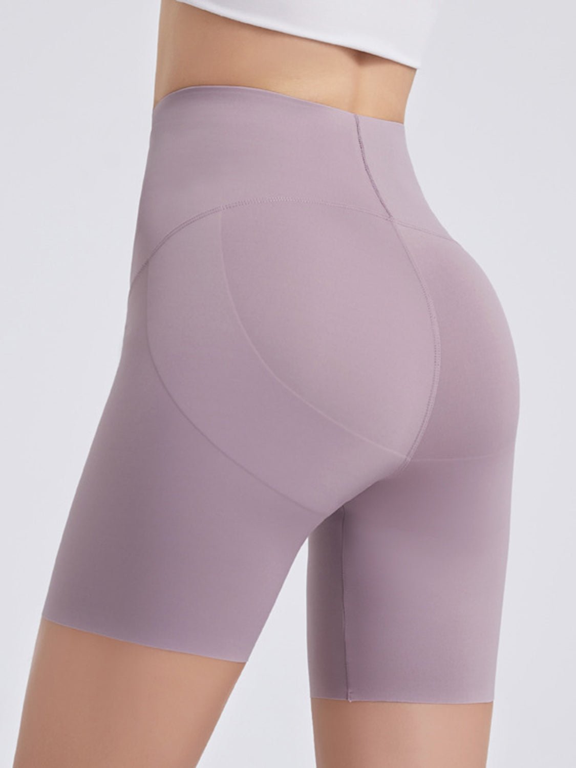 Wide Waistband Sports Shorts - MAD RUFFI
