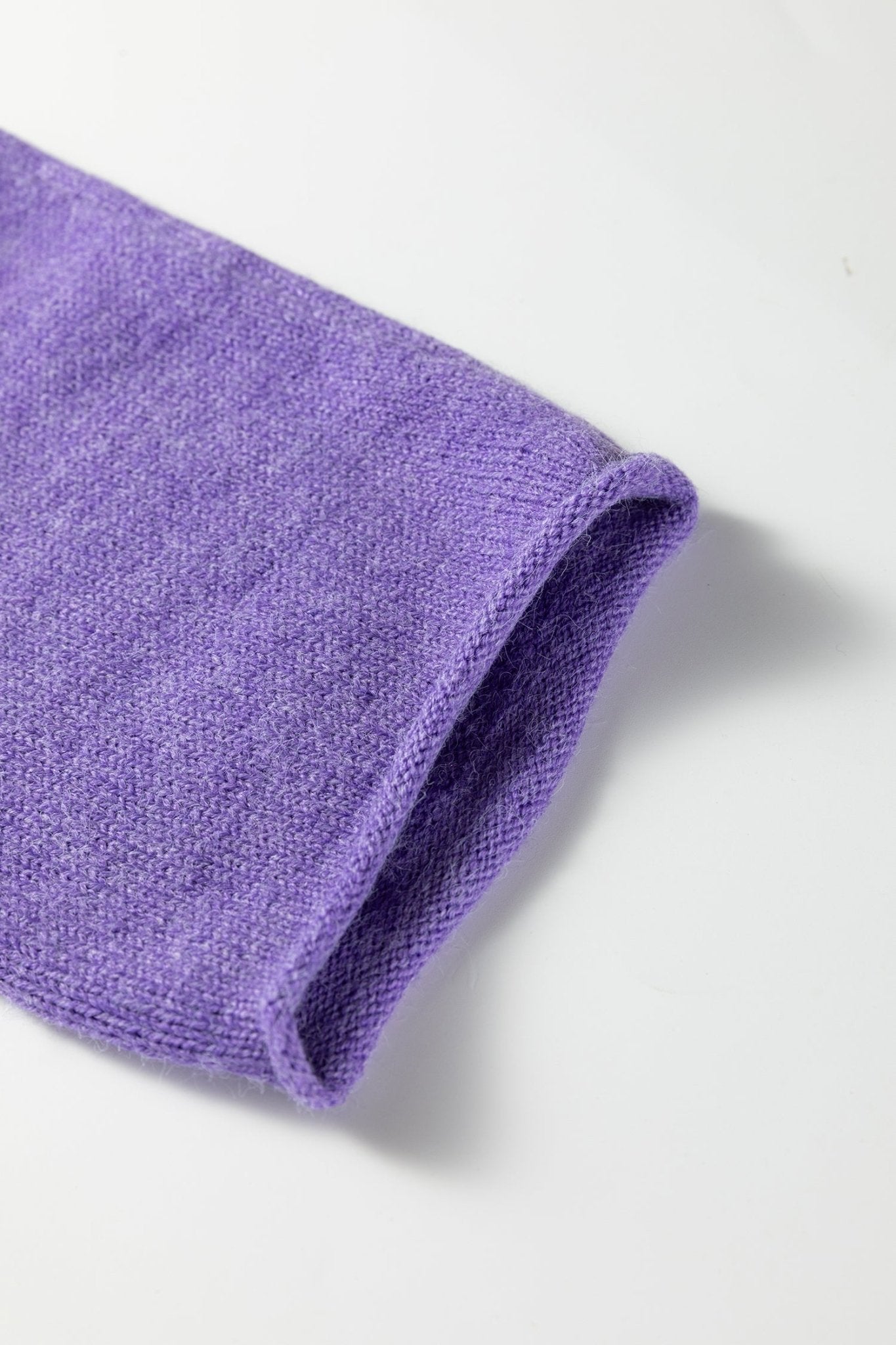 Wisteria Solid Color Knit Button Drop Shoulder Sweater Cardigan - MAD RUFFI