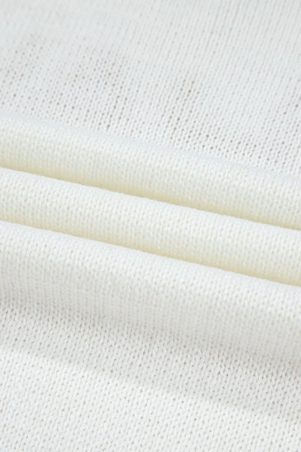 YEEHAW Stitch Edge Crew Neck Knit Top - MAD RUFFI